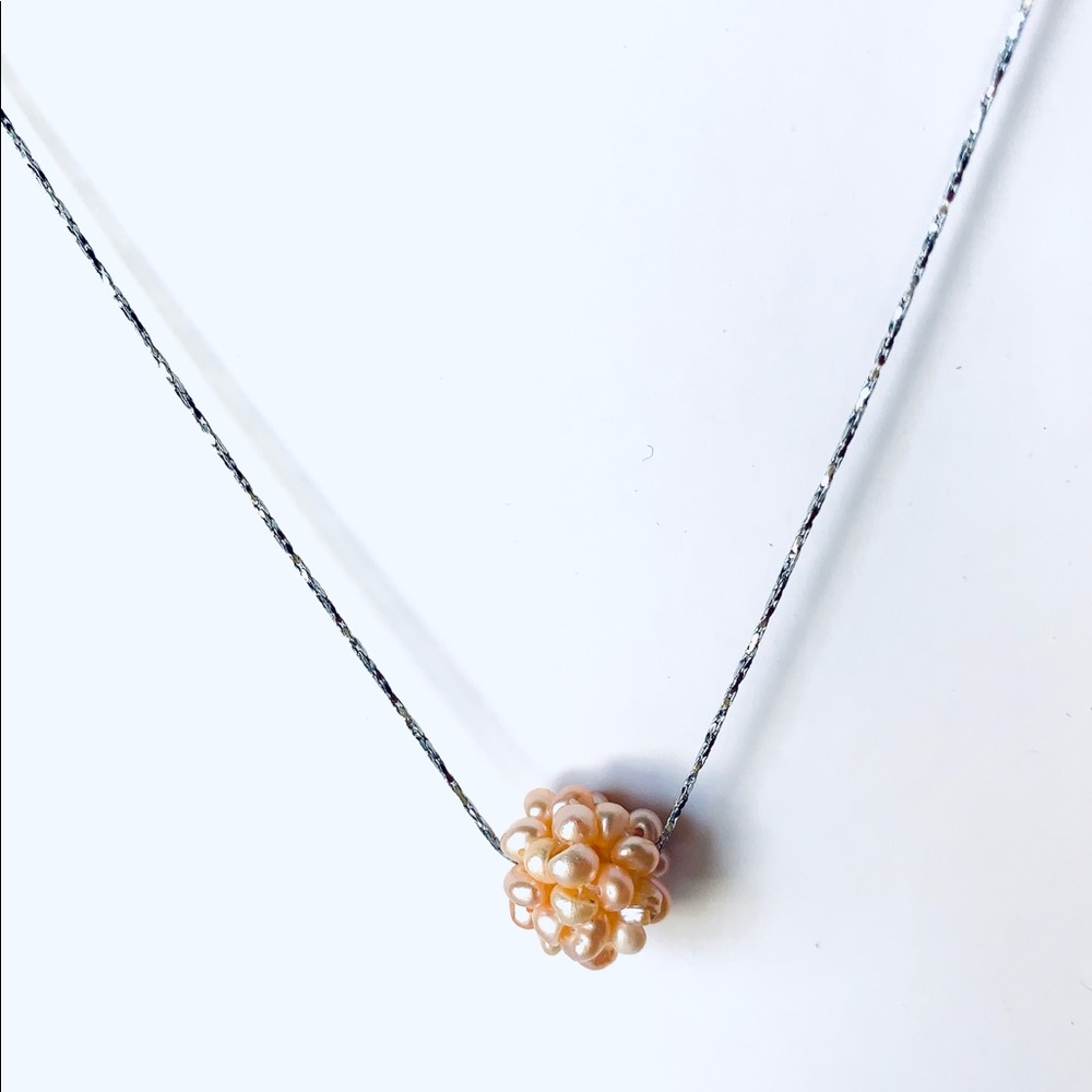 Khai Freshwater Pearl Cluster Ball Necklace